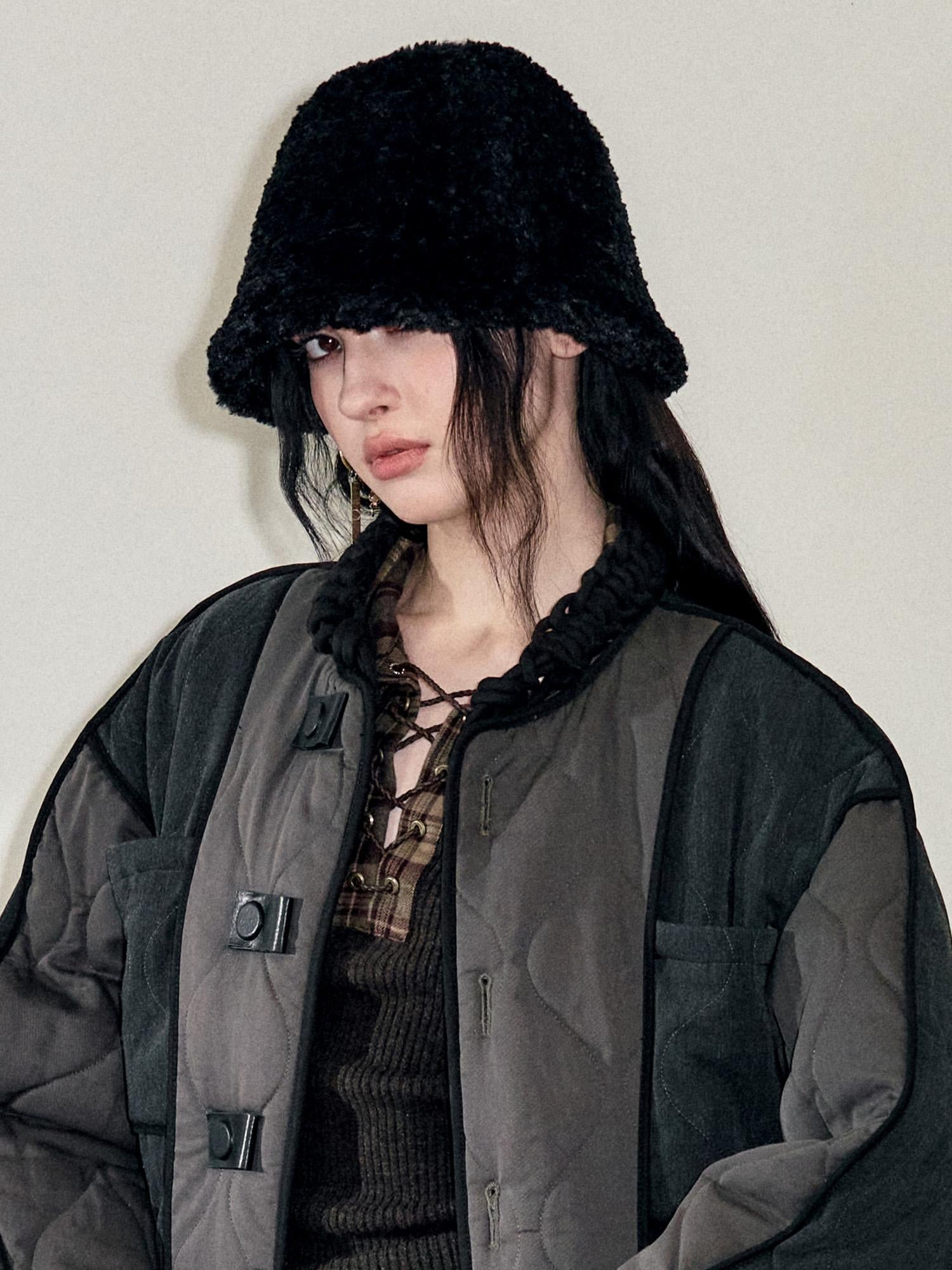 AnnoMundi Soft Plush Bucket Hat With Wide Brim