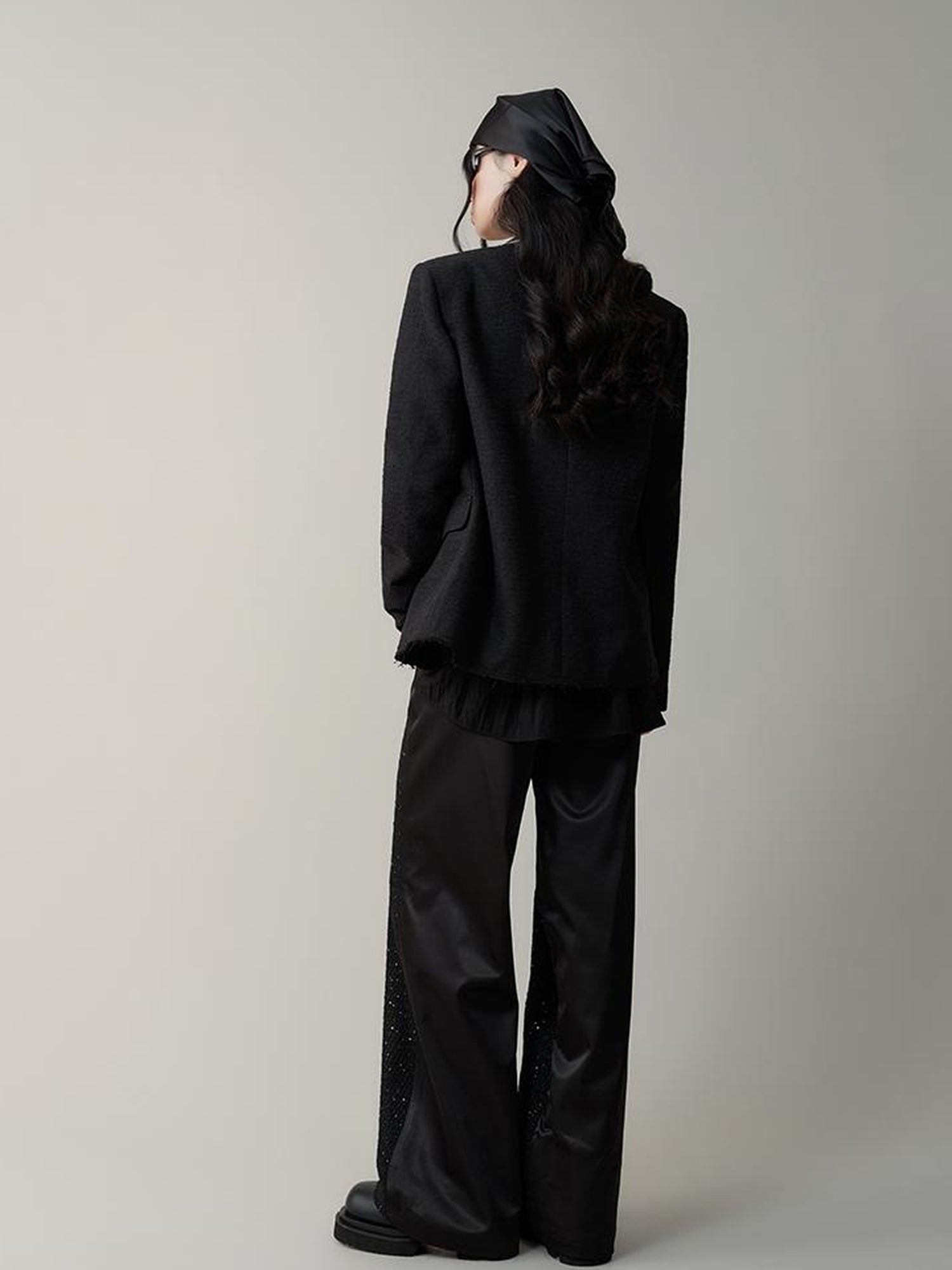 AnnoMundi Sparkle Weave Wide Leg Trousers