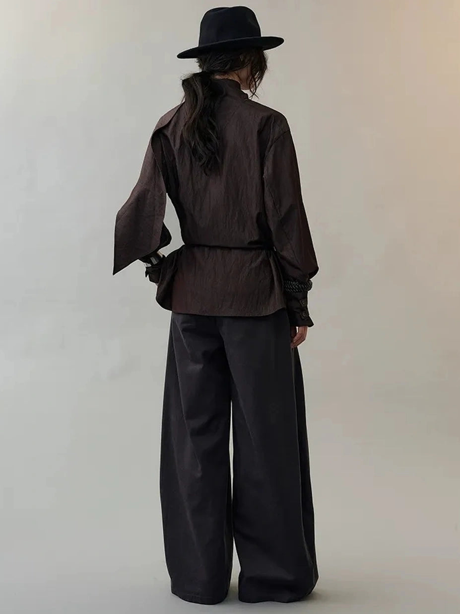 AnnoMundi Starry Embroidered Oversized Shirt Shirts