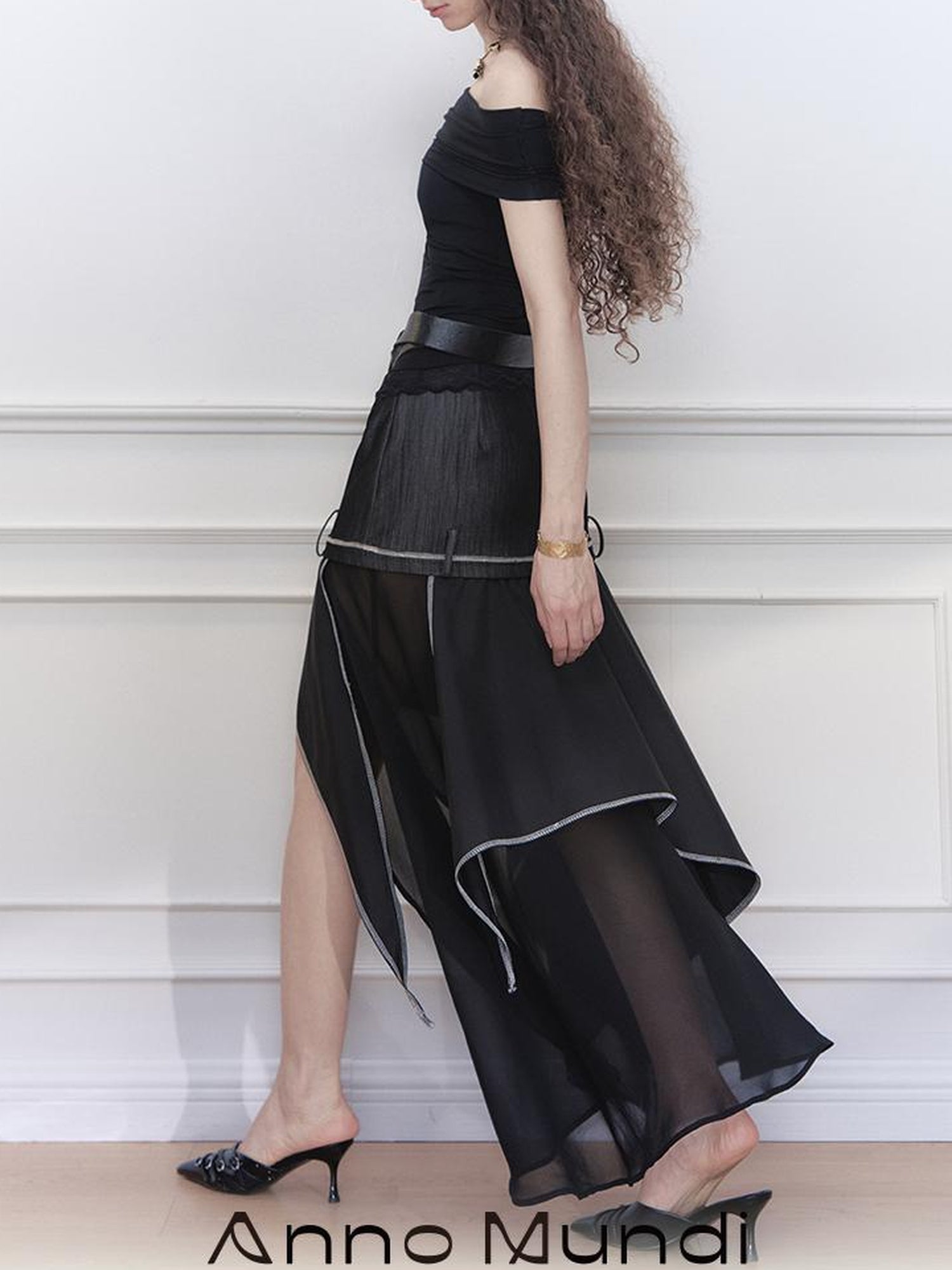 AnnoMundi Swaying Shadow A Line Skirt