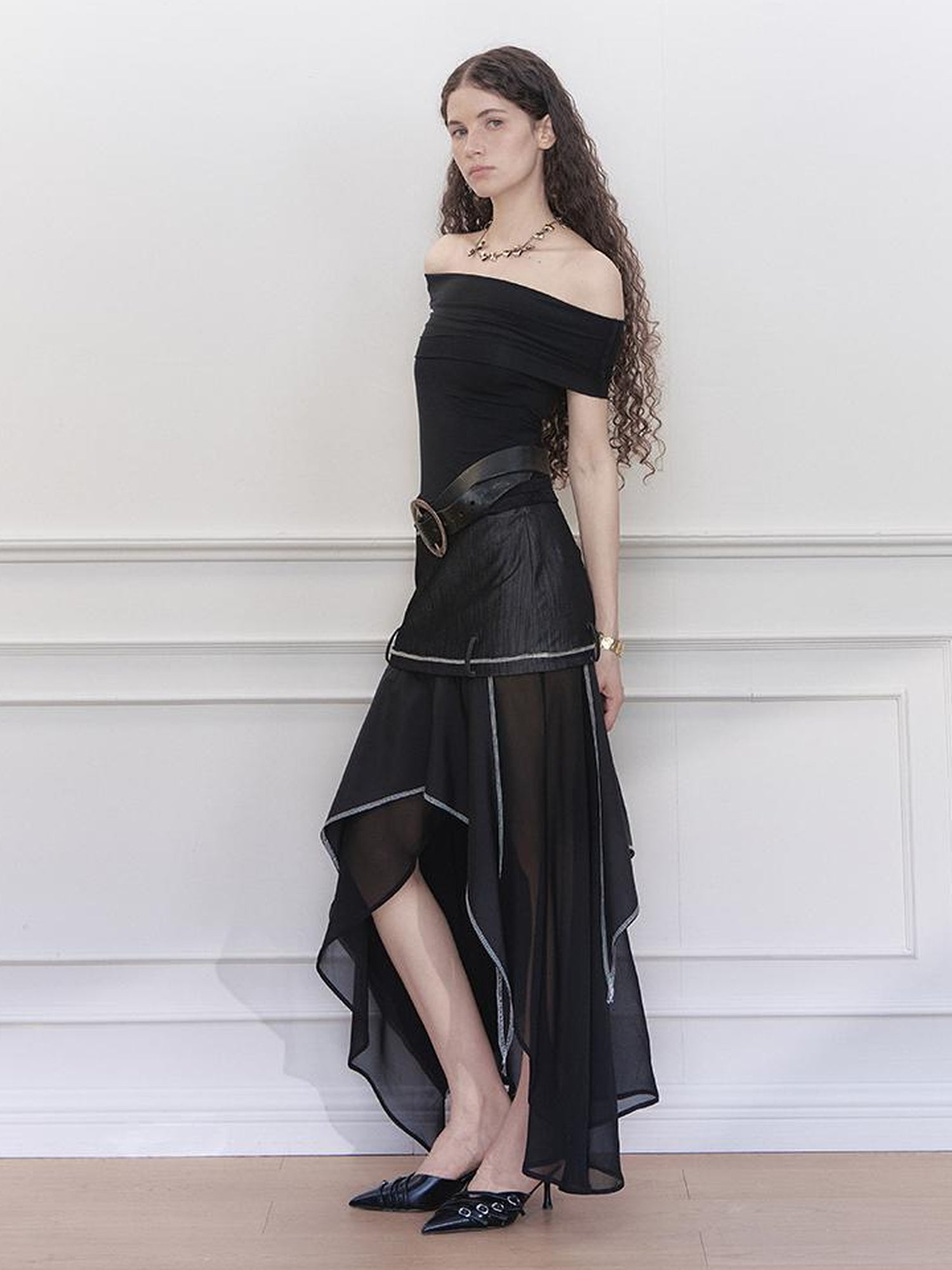 AnnoMundi Swaying Shadow A Line Skirt