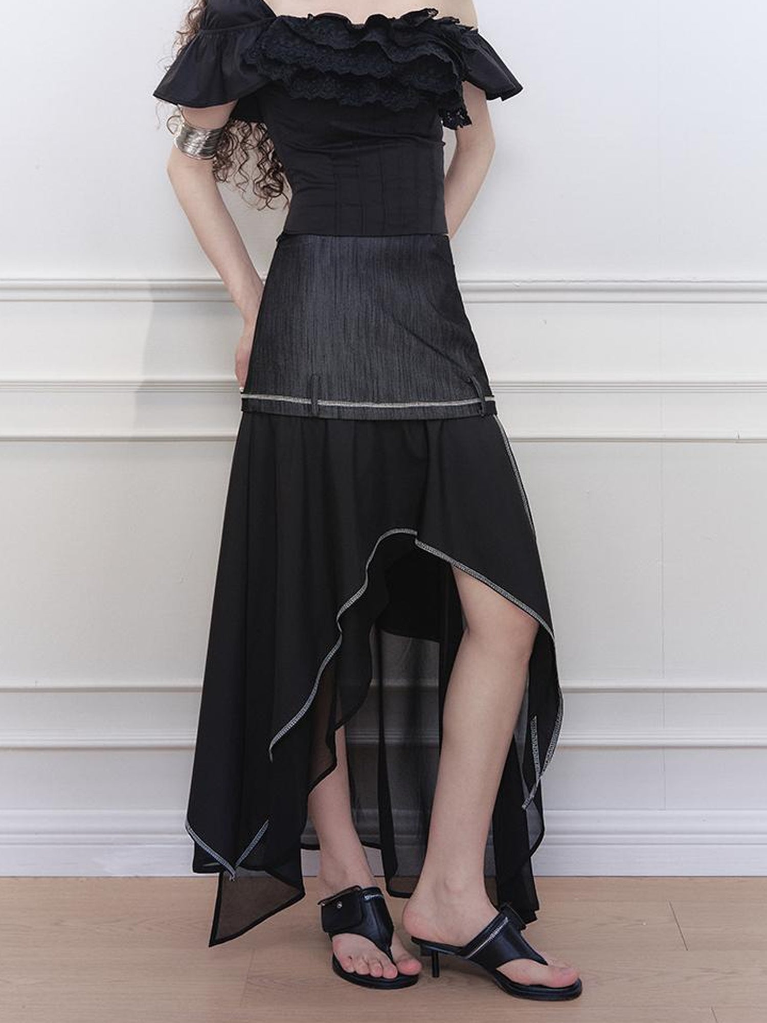 AnnoMundi Swaying Shadow A Line Skirt