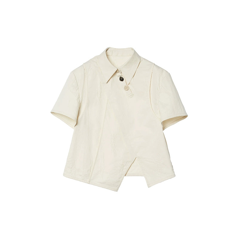 AnnoMundi_Textured_Cotton_Shirt_And_Pleated_Skirt_Set_MISSTT