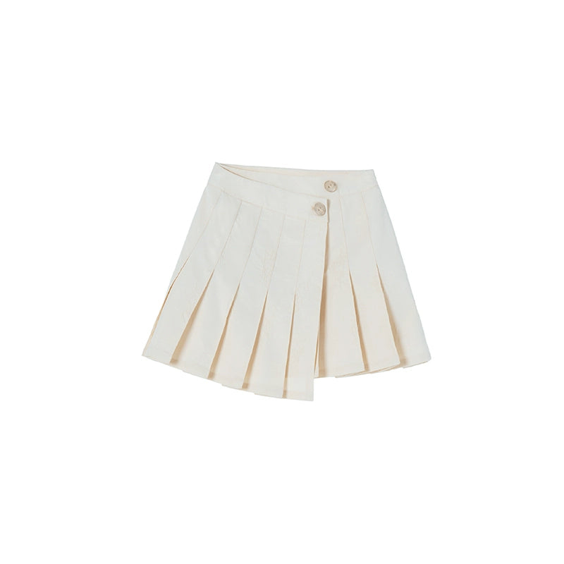 AnnoMundi_Textured_Cotton_Shirt_And_Pleated_Skirt_Set_MISSTT