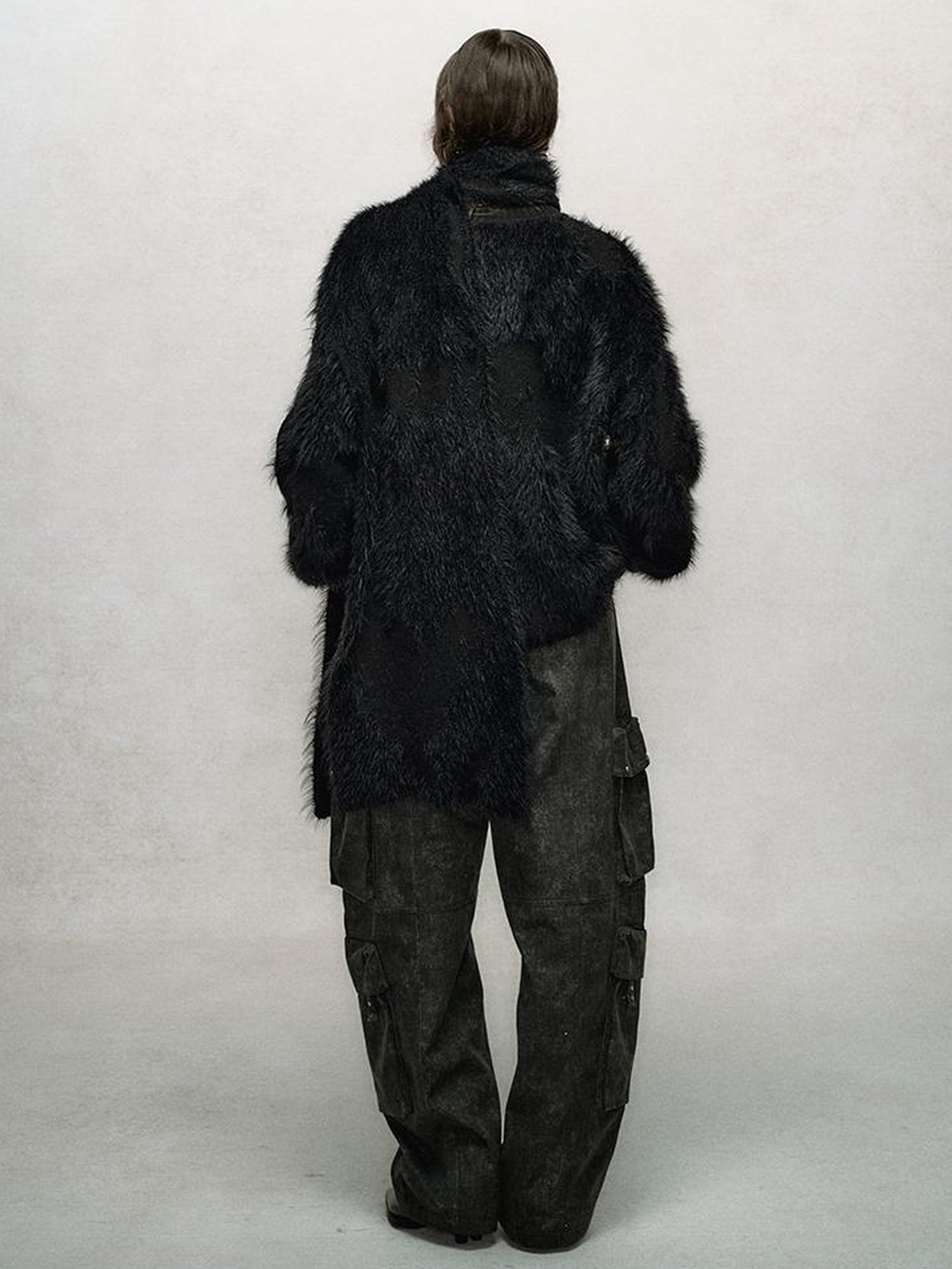 AnnoMundi Textured Knit Sweater With Irregular Jacquard Pattern