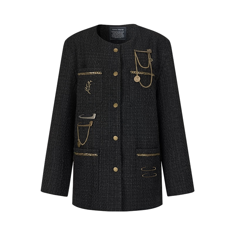 AnnoMundi_Textured_Tweed_Oversized_Blazer_With_Metallic_Accents_MISSTT