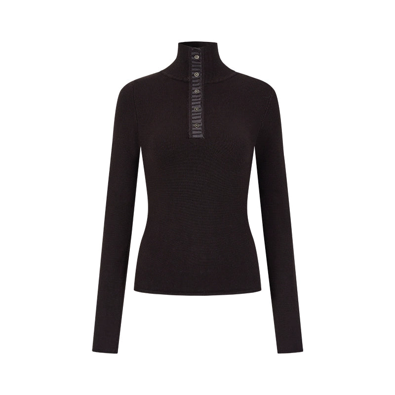 AnnoMundi_Two_Piece_Mohair_Overshirt_Contrast_High_Neck_Knit_Set_MISSTT
