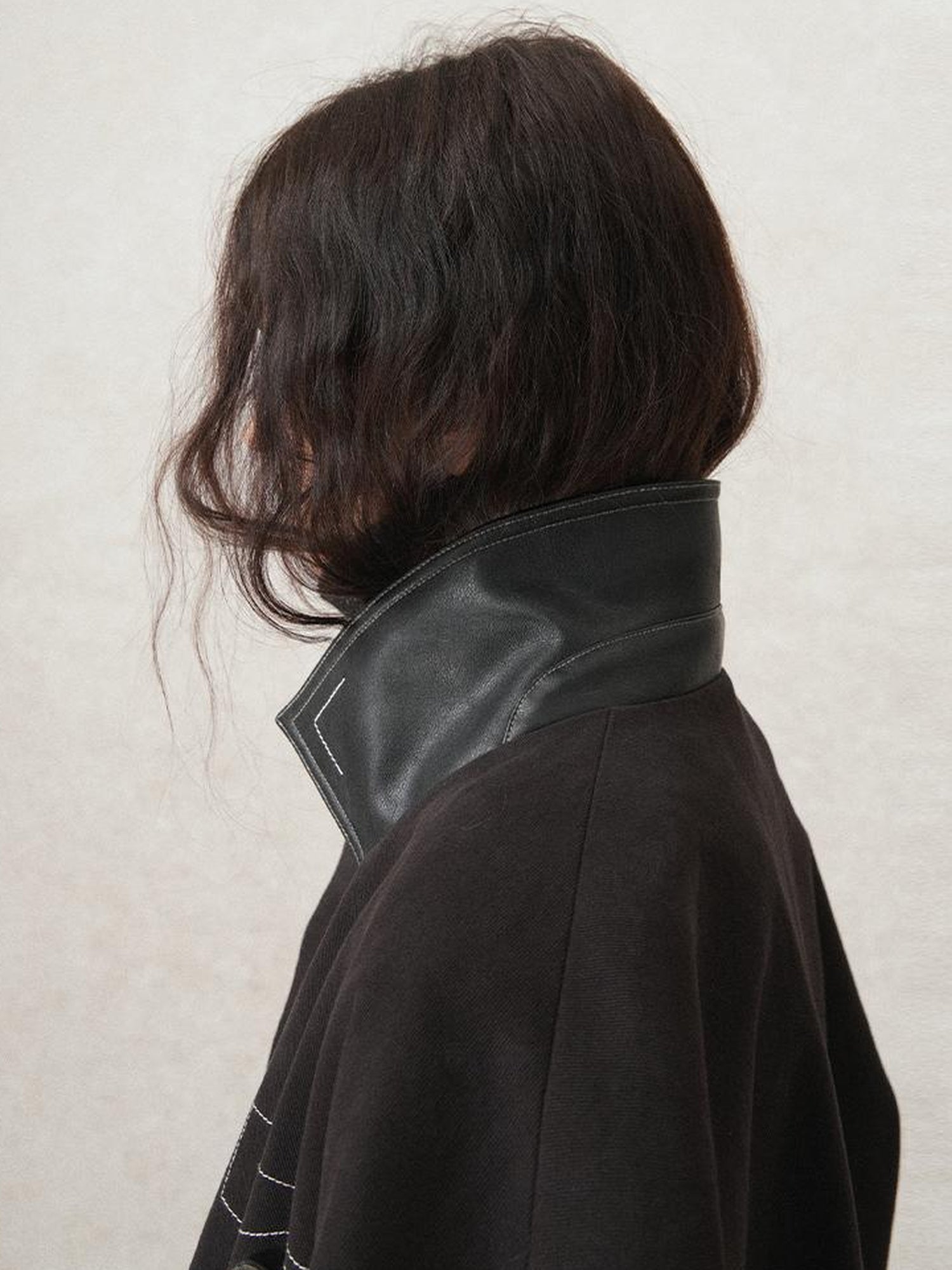 AnnoMundi Vintage Barn Jacket With Leather Accents