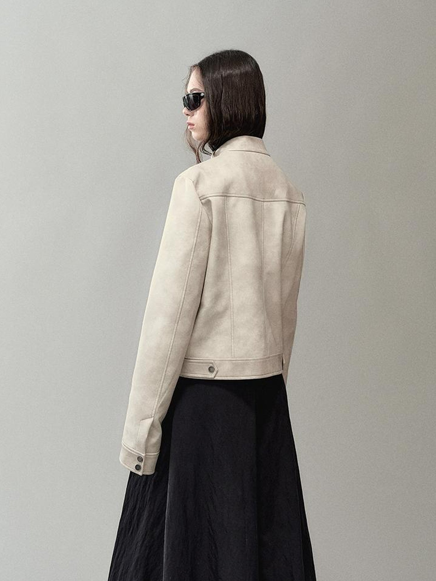 AnnoMundi Vintage Faded Moto Leather Jacket