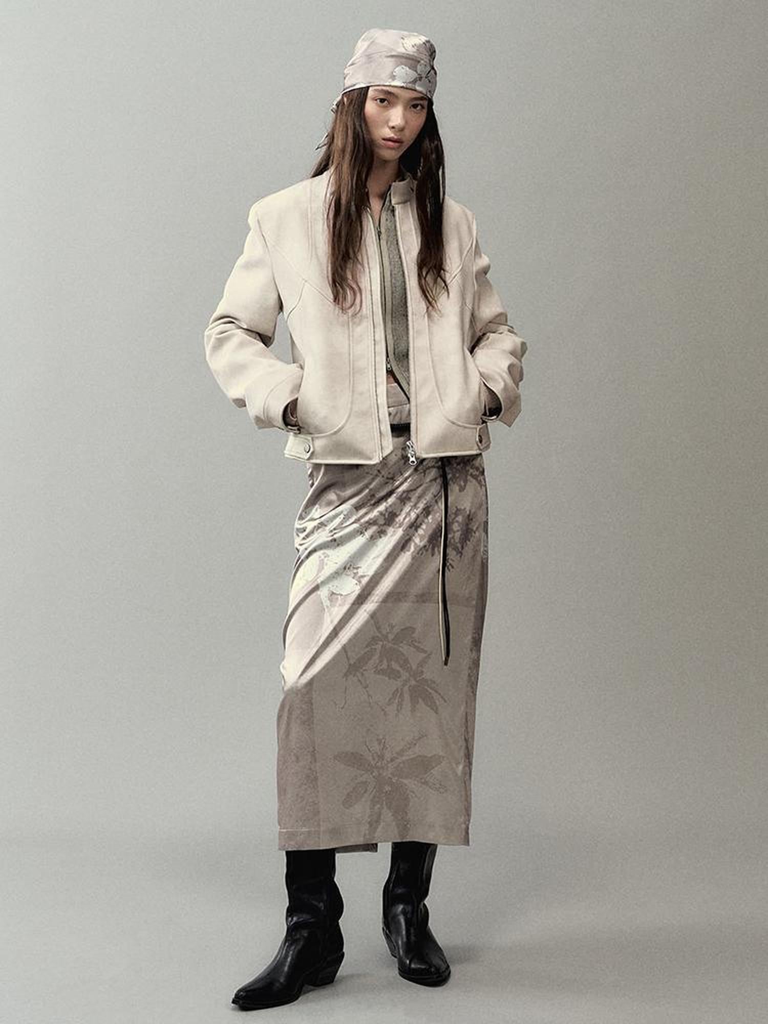 AnnoMundi Vintage Faded Moto Leather Jacket