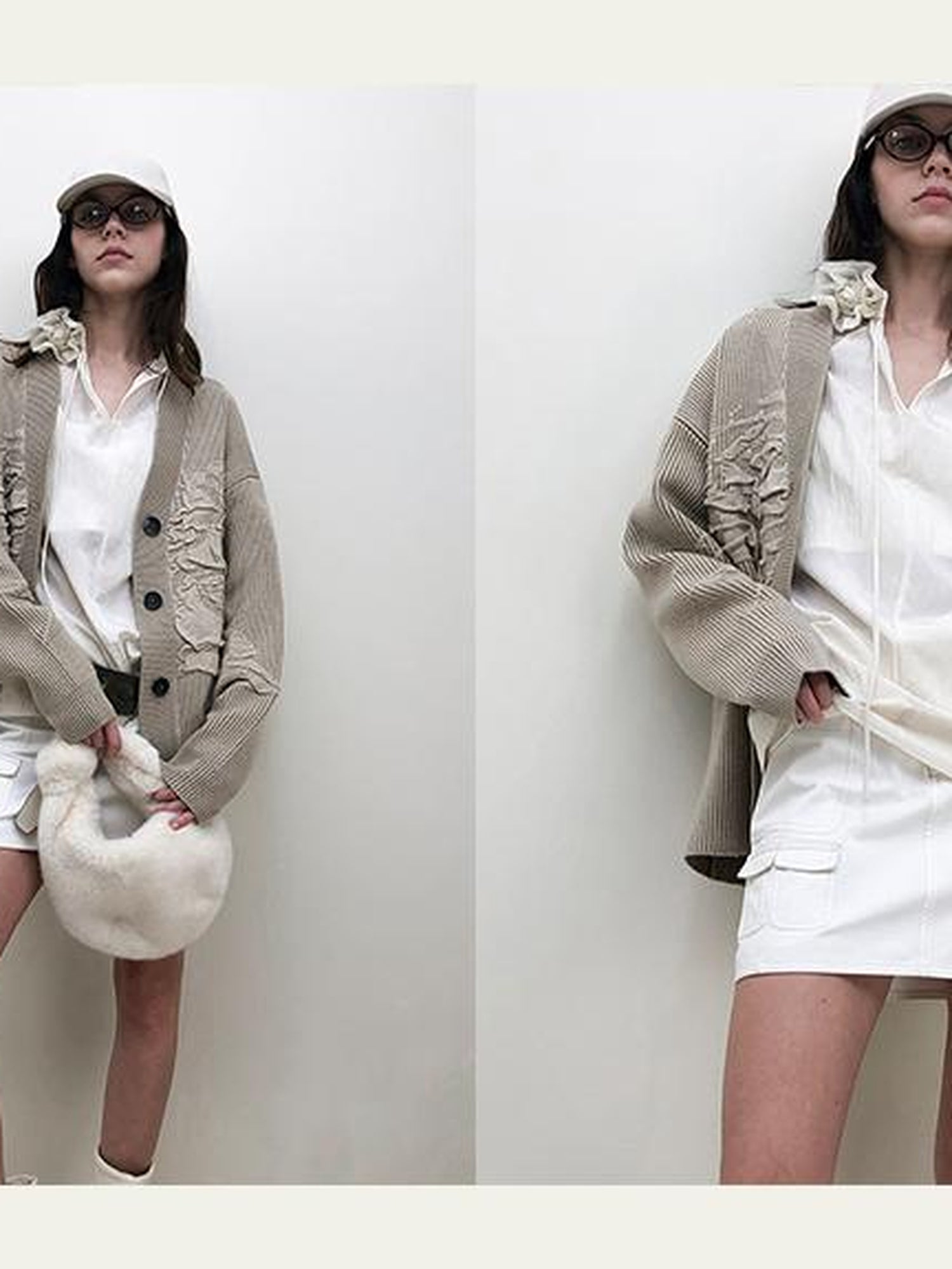 AnnoMundi Vintage Floral Jacquard Knit Cardigan