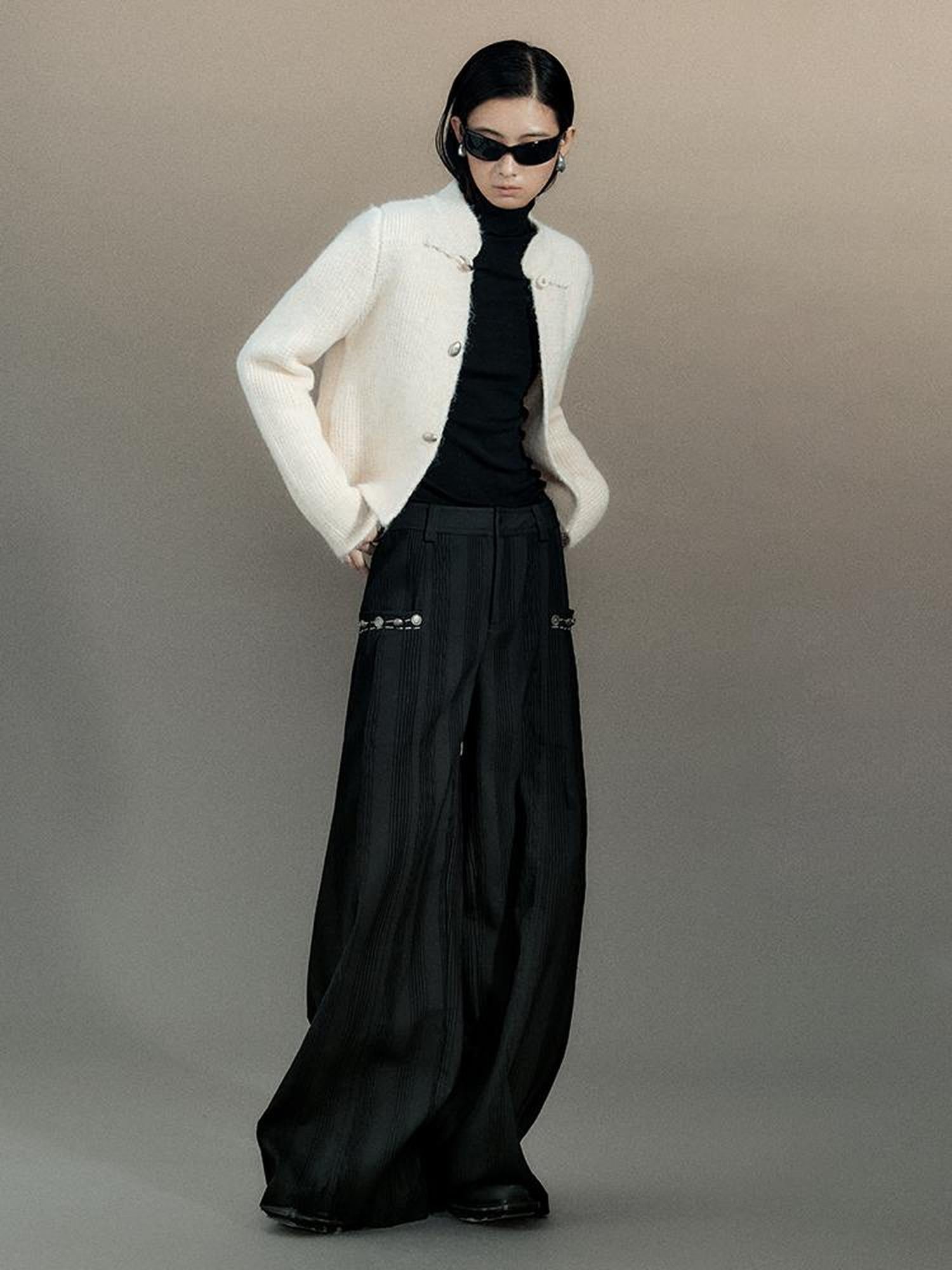 AnnoMundi Vintage Knot Button Knit Cardigan