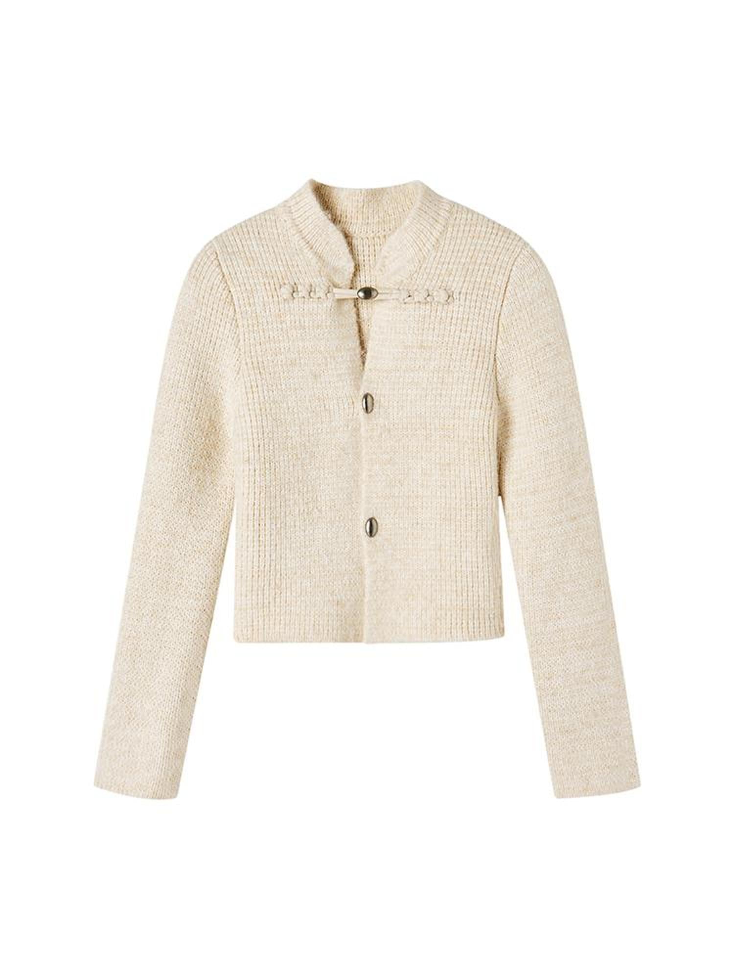 AnnoMundi Vintage Knot Button Knit Cardigan