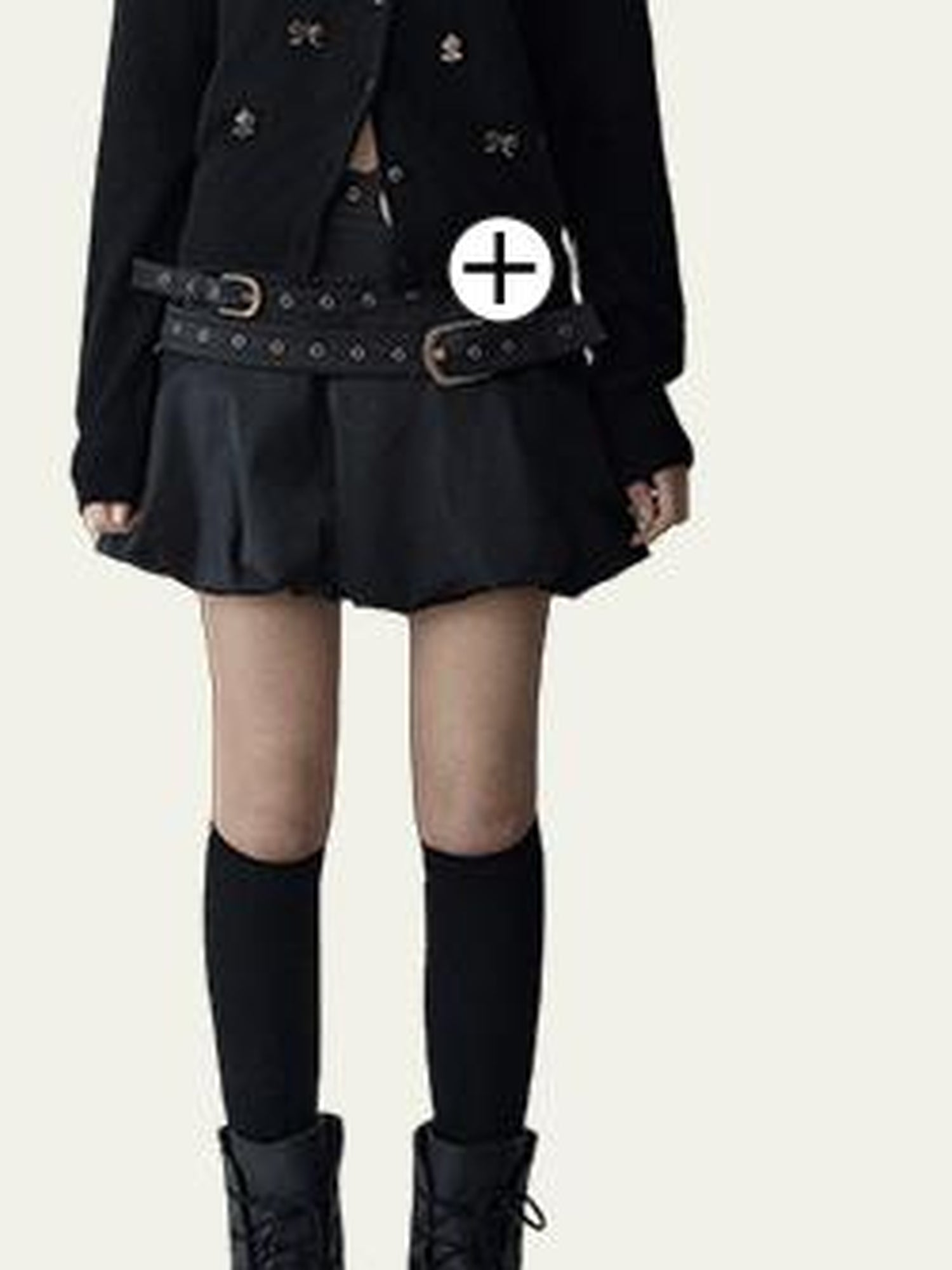 AnnoMundi Vintage Noir Bow Knit Cardigan V Neck Long Sleeve Open Front Draped Tassel