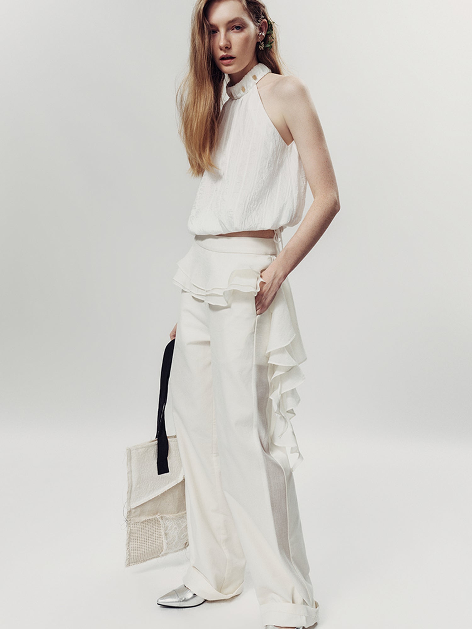 AnnoMundi Vintage Patchwork Canvas Crossbody Bag