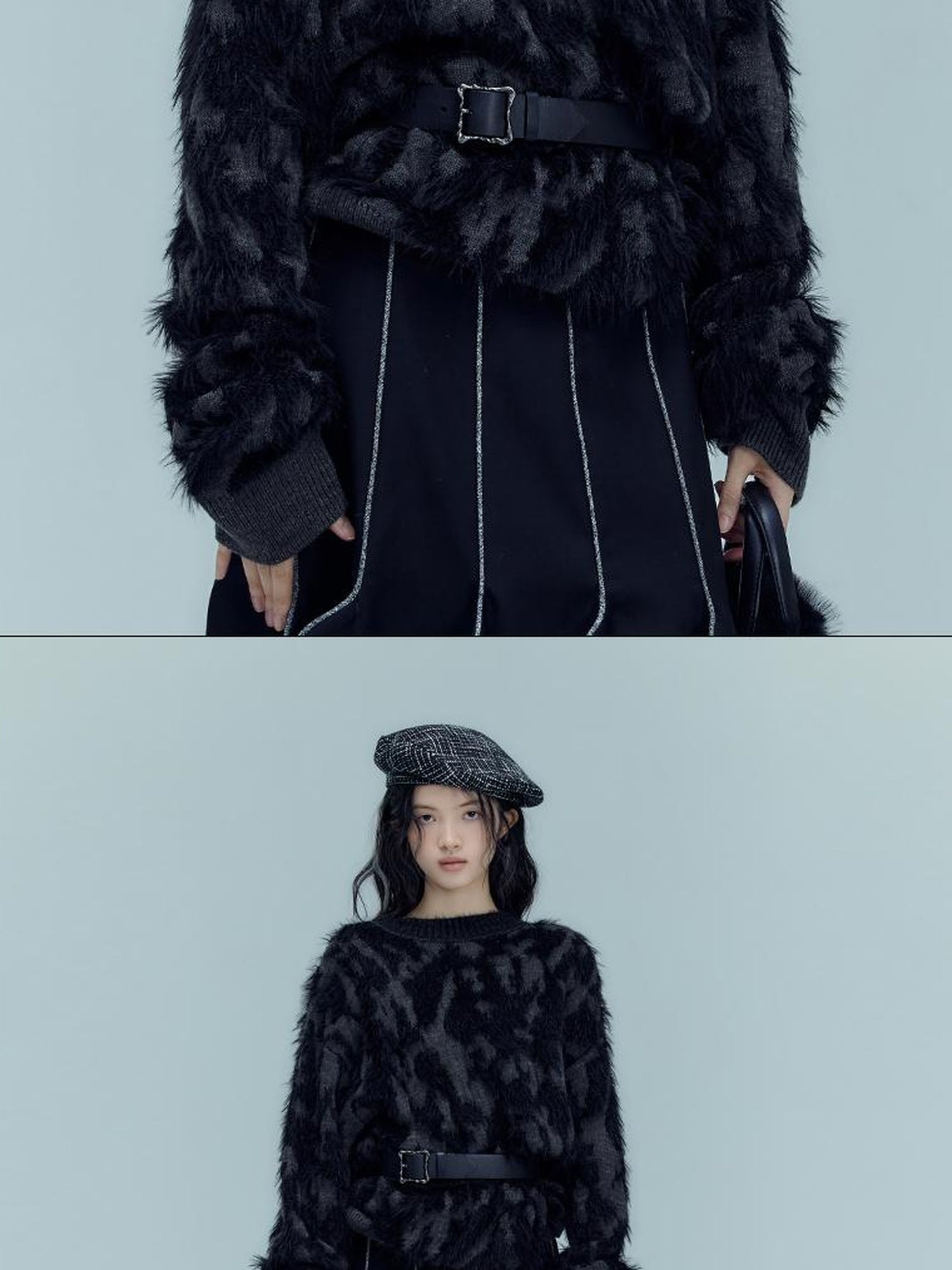 AnnoMundi Vintage Plaid Embroidered Beret With Adjustable Fit