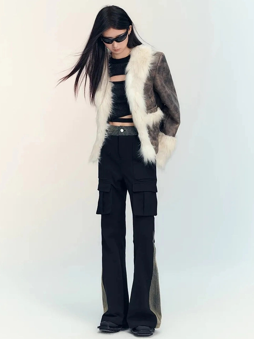 AnnoMundi Vintage Pocket Flared Trousers Pants