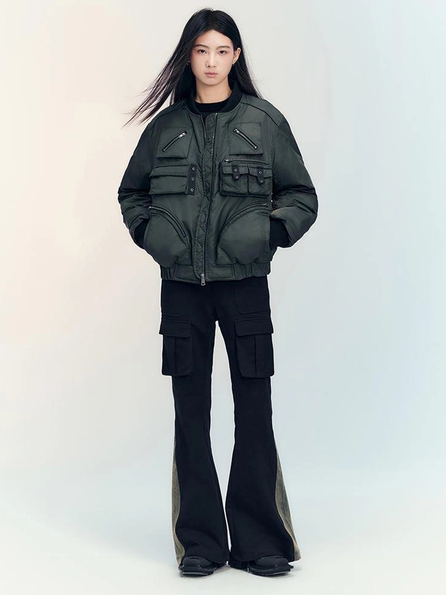 AnnoMundi Vintage Pocket Flared Trousers Pants