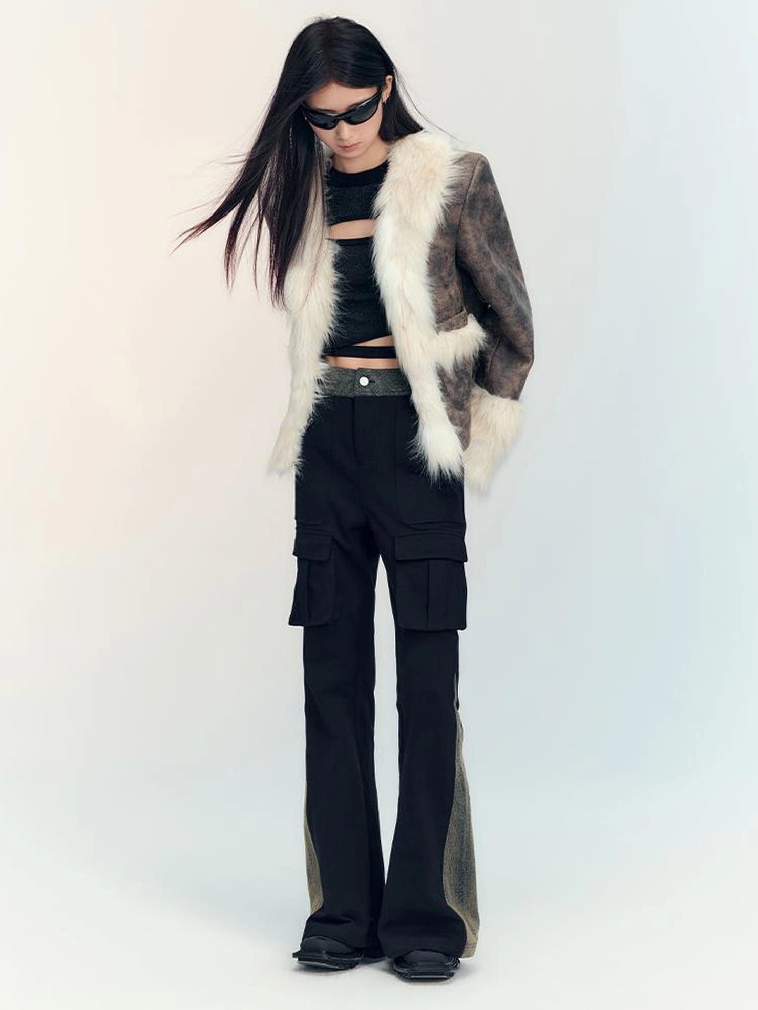 AnnoMundi Vintage Pocket Flared Trousers Pants