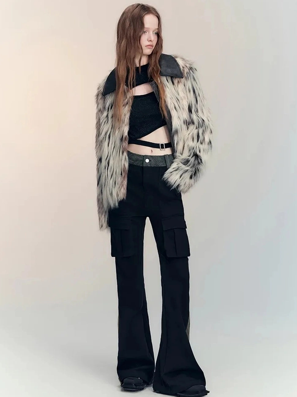 AnnoMundi Vintage Pocket Flared Trousers Pants