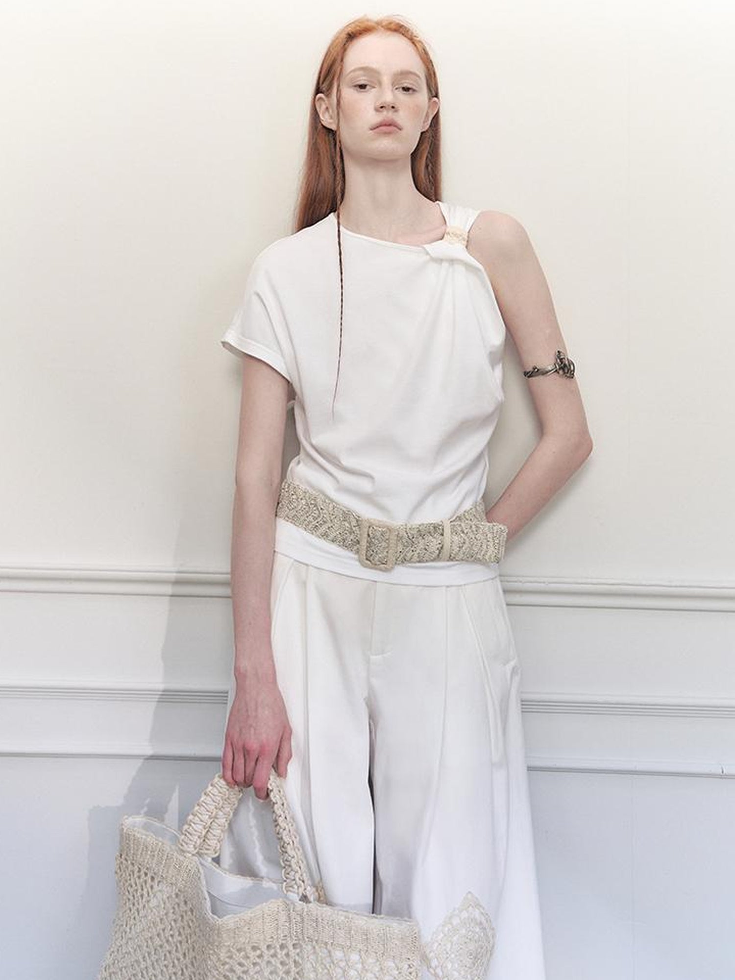 AnnoMundi Wave Texture Modal Waist Chain With Bohemian Detailing