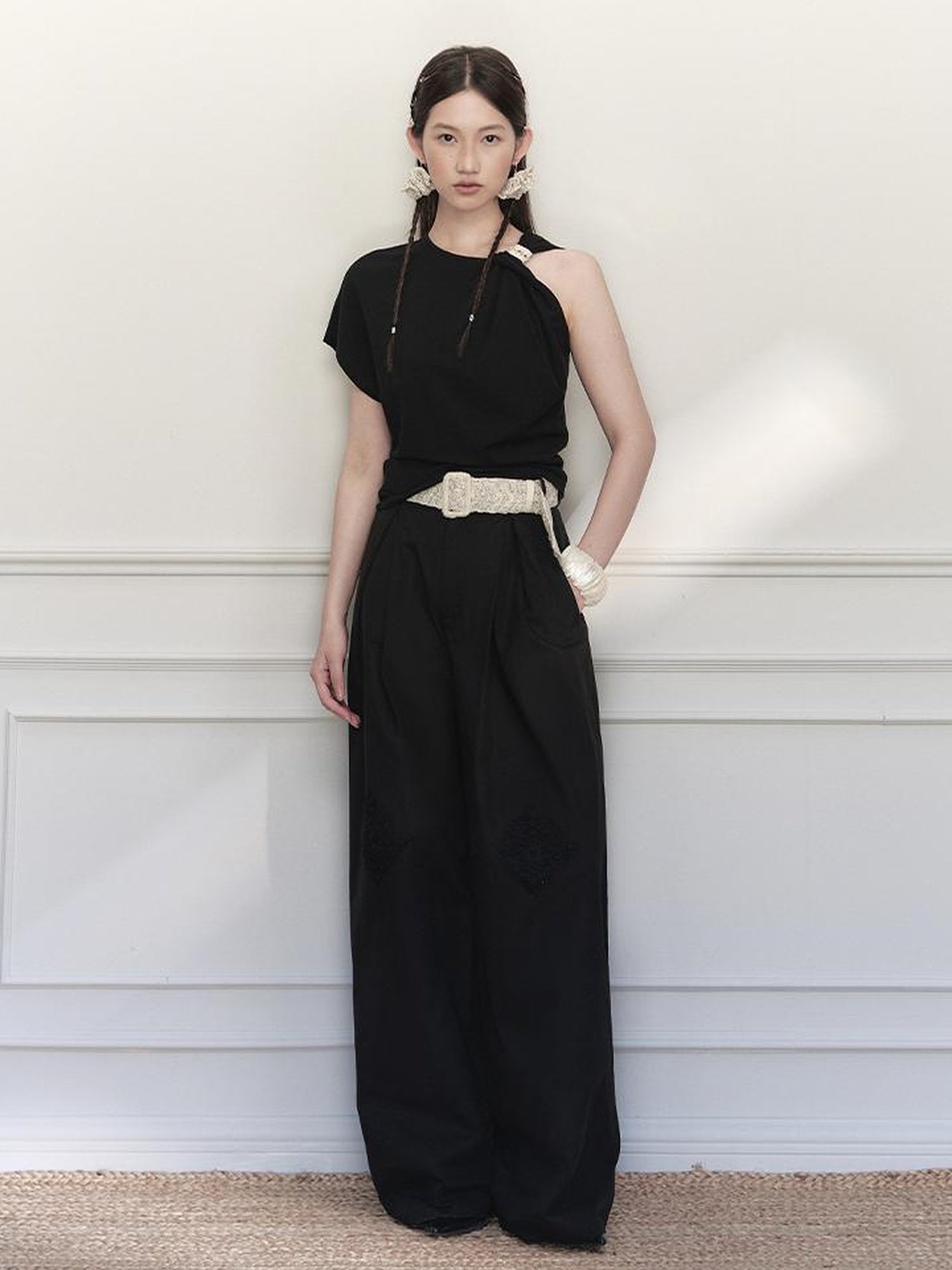 AnnoMundi Wave Texture Modal Waist Chain With Bohemian Detailing