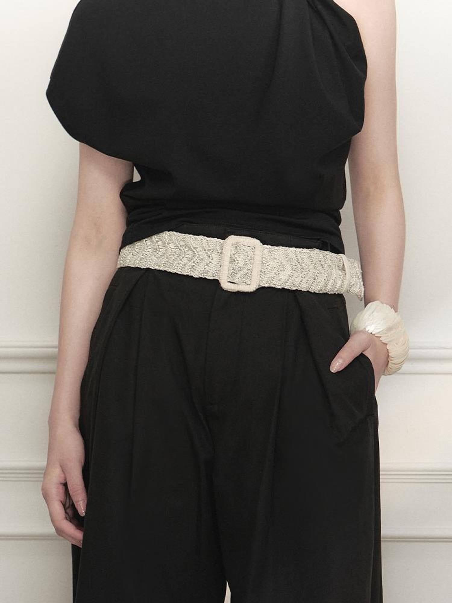 AnnoMundi Wave Texture Modal Waist Chain With Bohemian Detailing