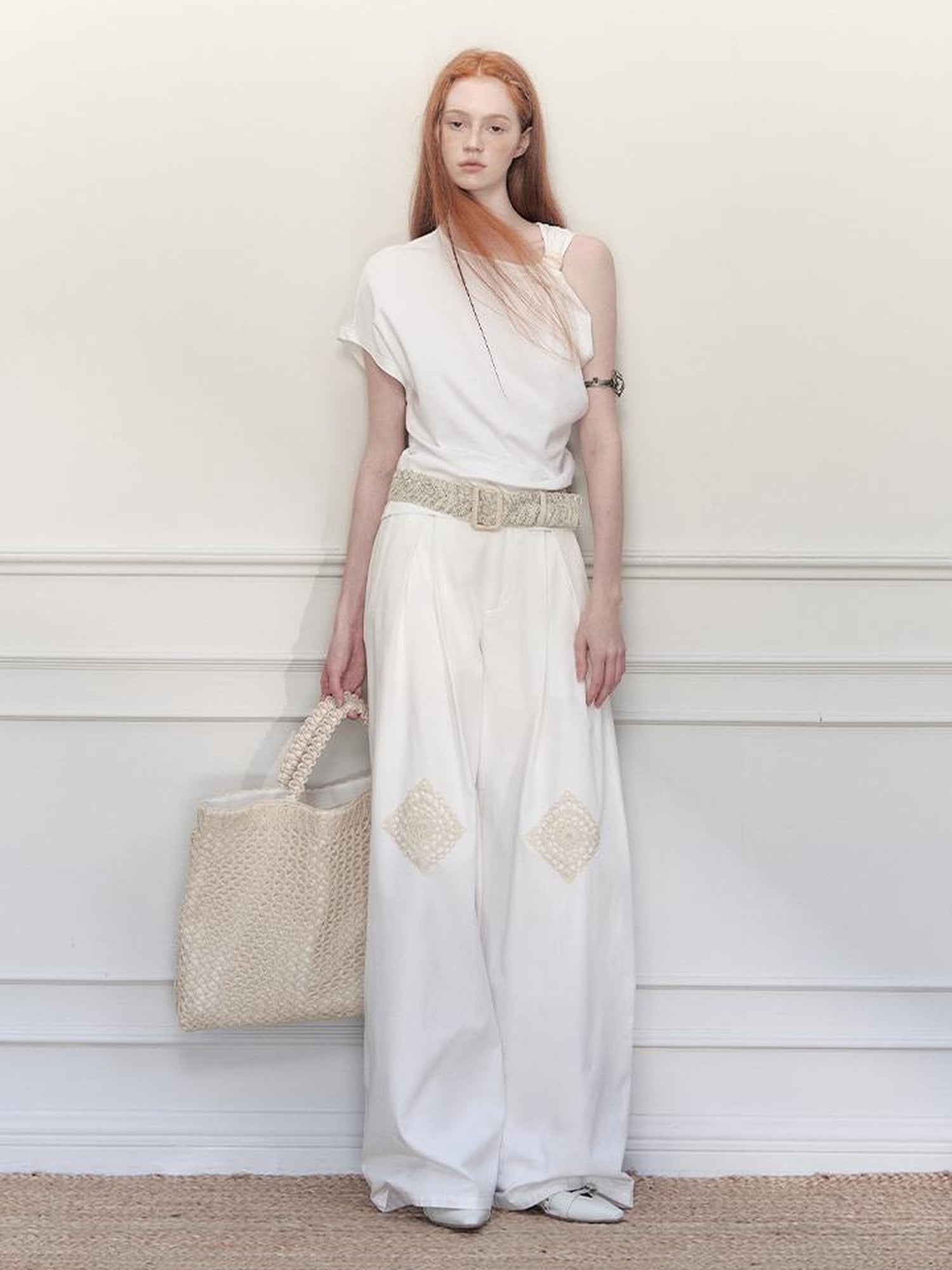 AnnoMundi Wave Texture Modal Waist Chain With Bohemian Detailing