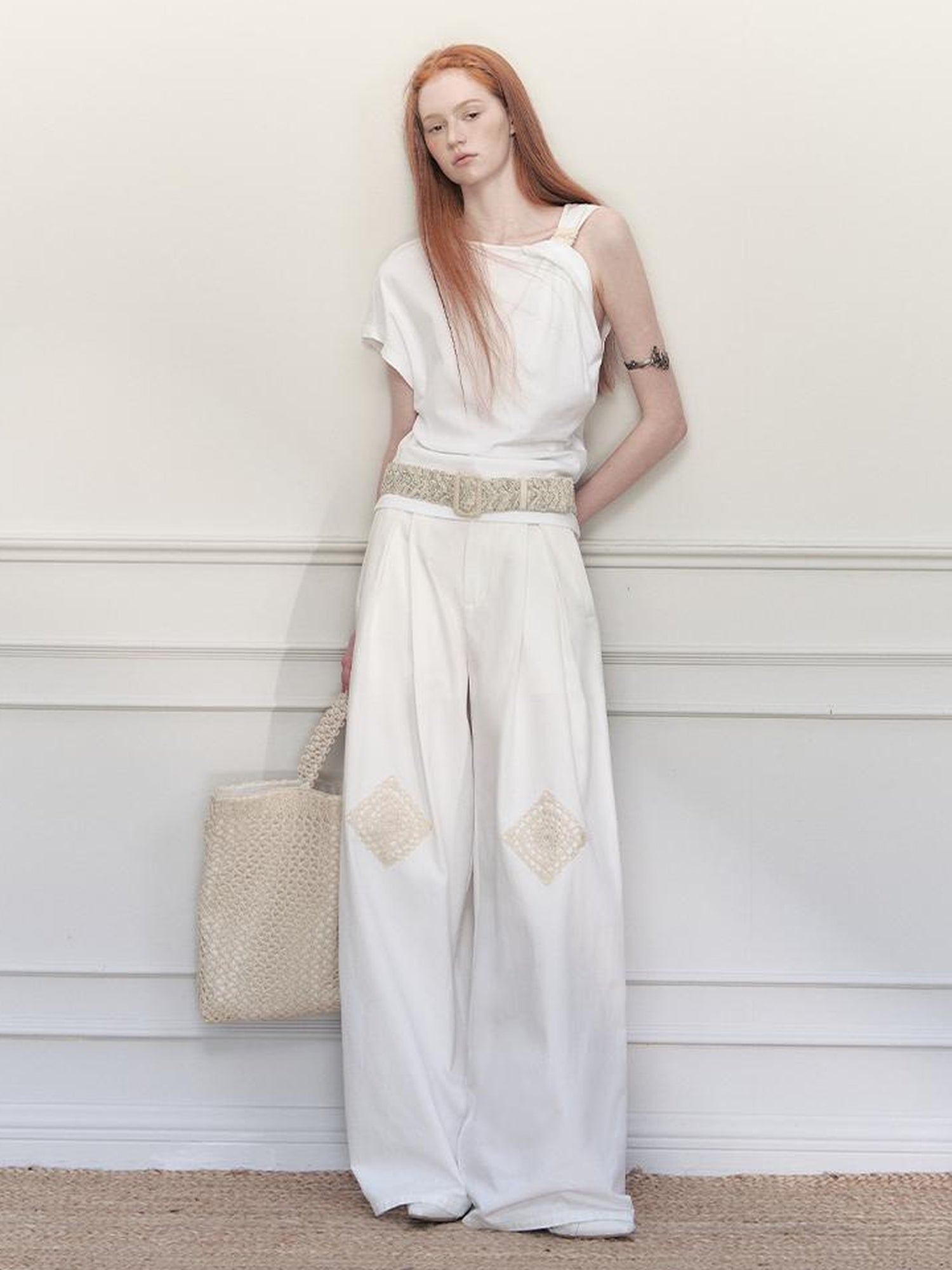 AnnoMundi Wave Texture Modal Waist Chain With Bohemian Detailing