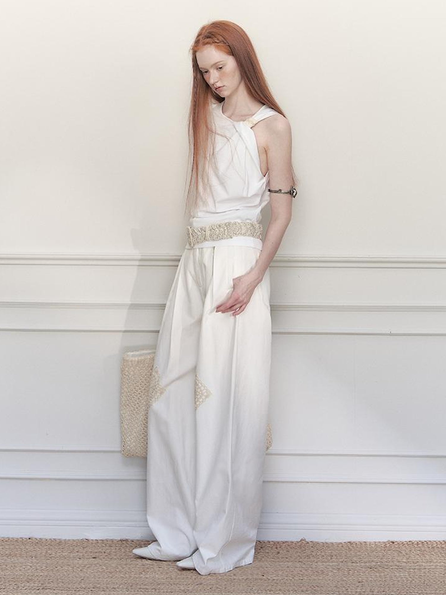 AnnoMundi Wave Texture Modal Waist Chain With Bohemian Detailing