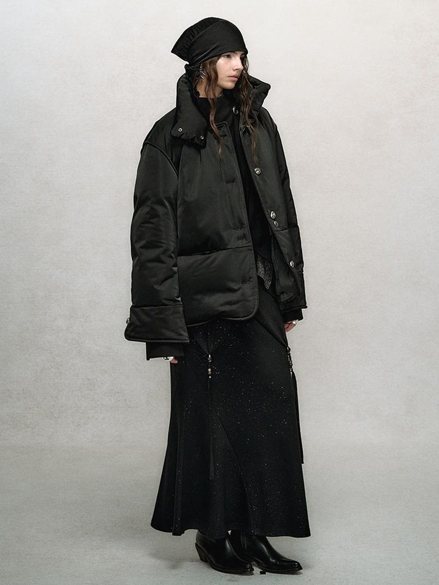 AnnoMundi Winter Short White Duck Down Puffer Jacket
