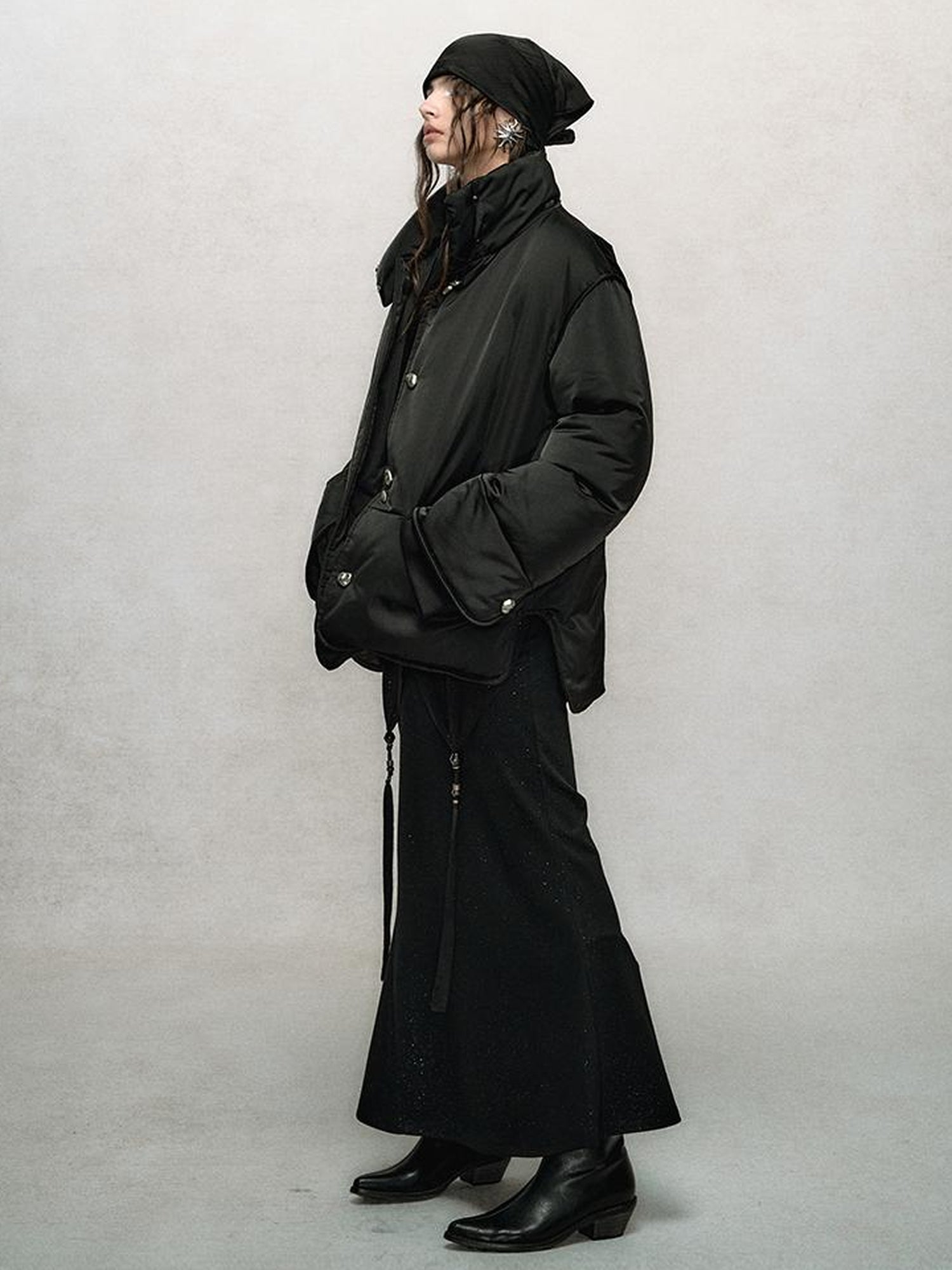 AnnoMundi Winter Short White Duck Down Puffer Jacket