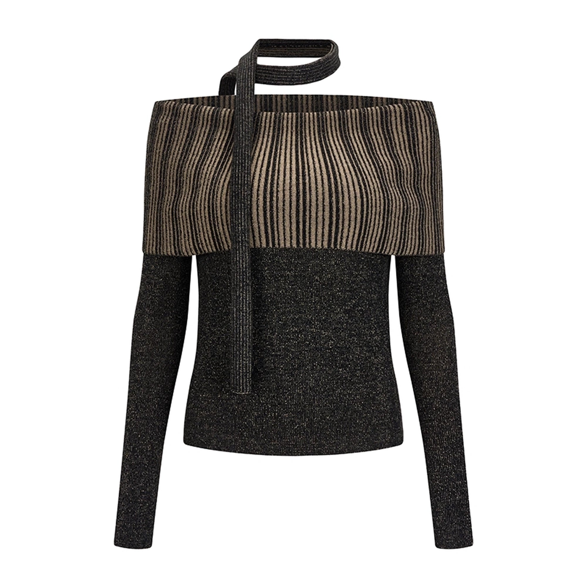 AnnoMundi_Wrinkle_Resistant_Draped_Hollow_Out_Drop_Cut_Top_MISSTT