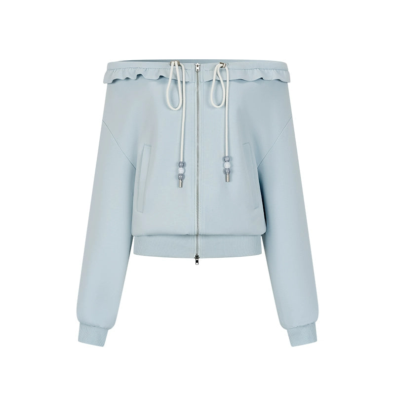 AnnoMundi_Zip_Front_Knit_Sweatshirt_with_Beaded_Drawstring_MISSTT