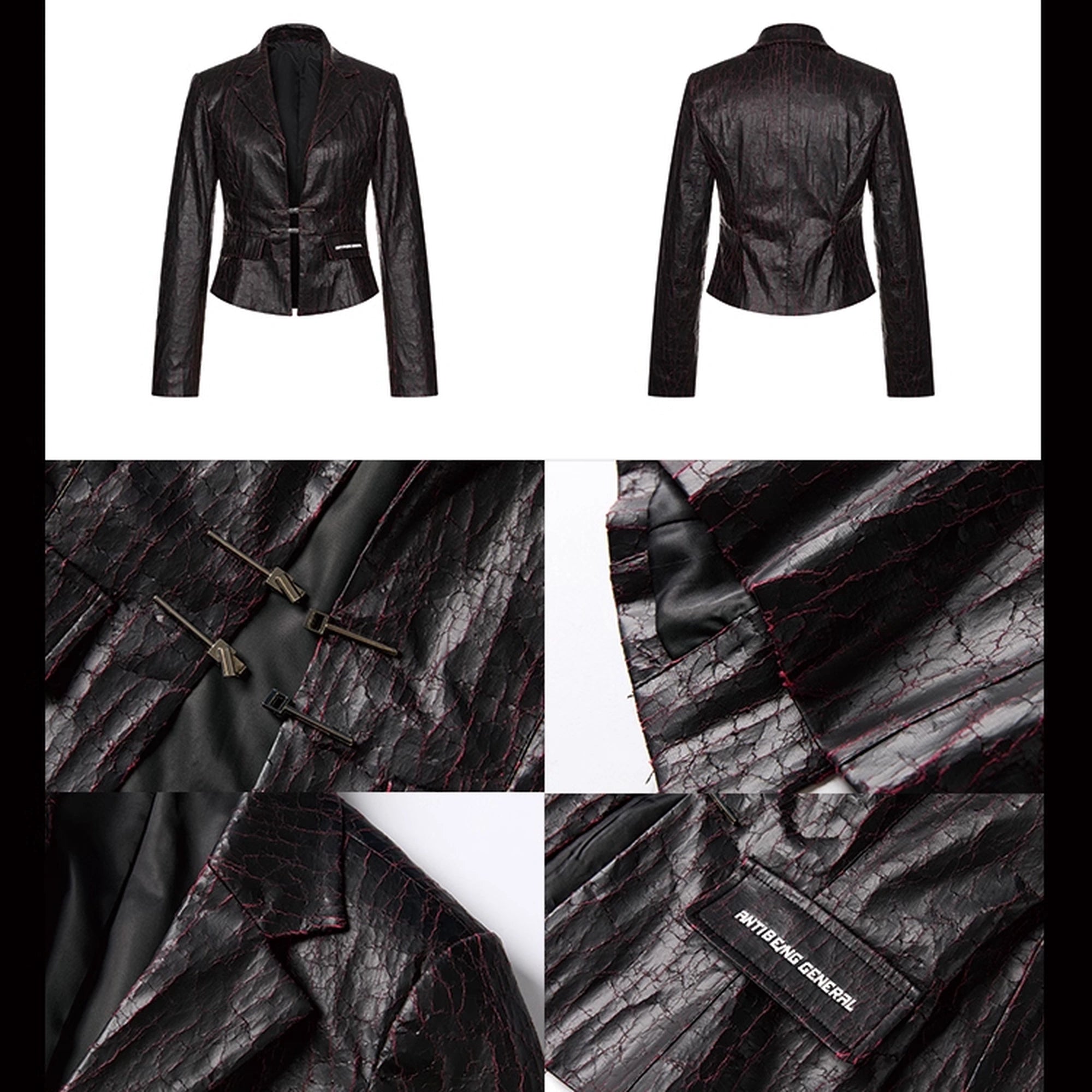 Anti_Being_General_Crocodile_Embossed_Pu_Blazer_Mini_Skirt_Set_V-neck_T-shirt_Long_Sleeve_MISSTT