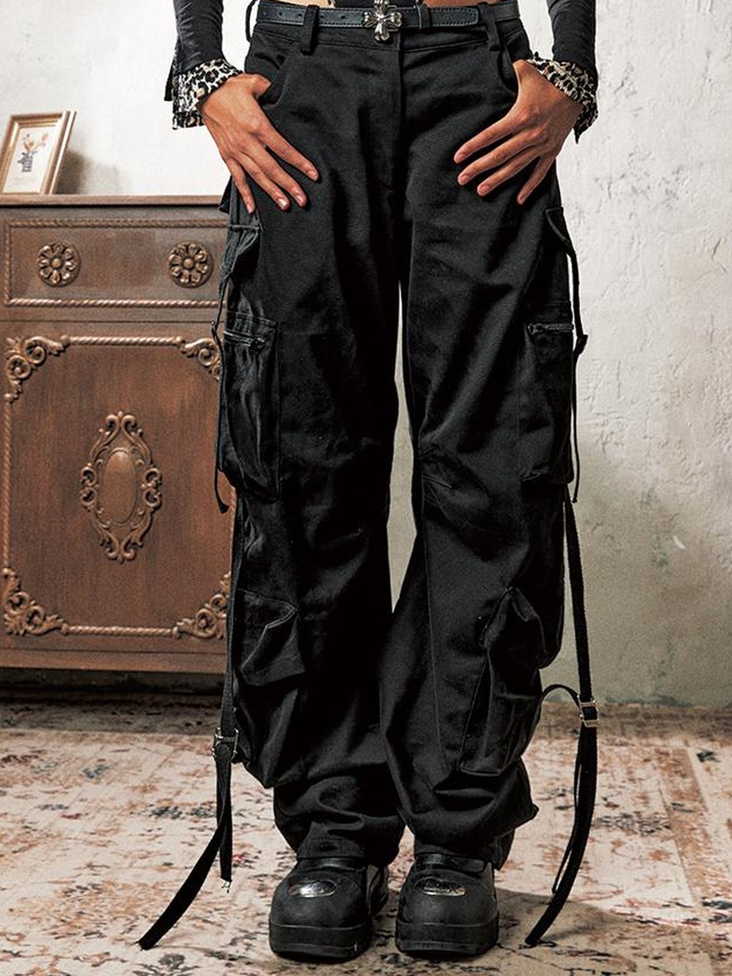 Update Anti Being General Multi Pocket Washed Workwear Cargo Pants