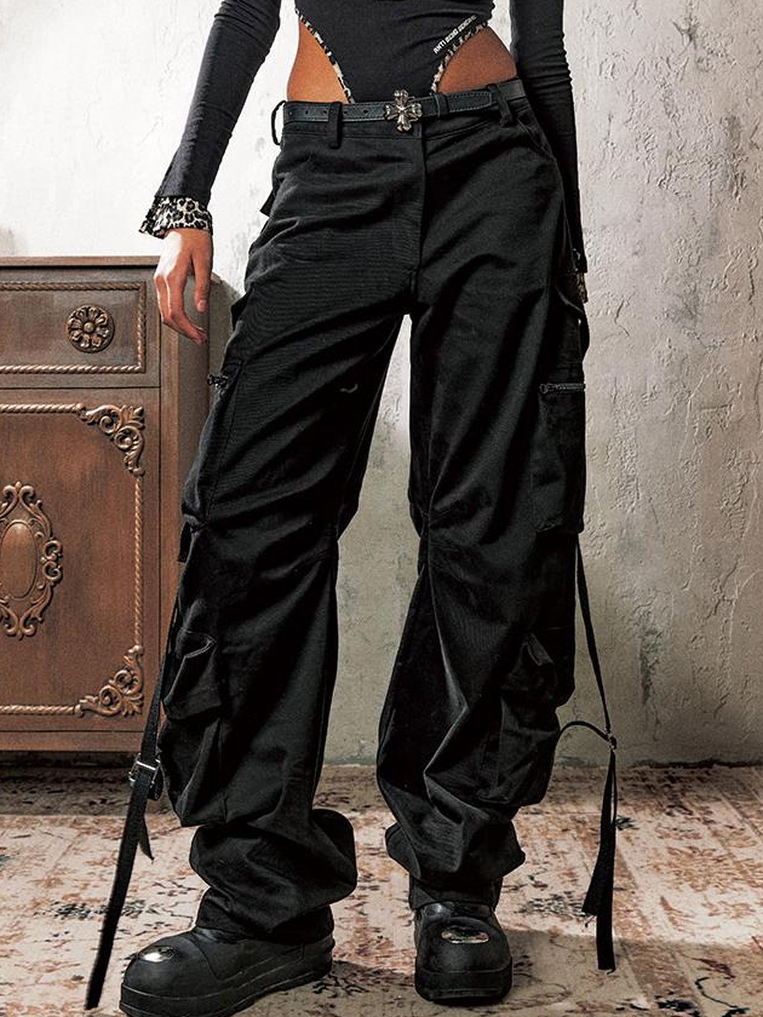 Update Anti Being General Multi Pocket Washed Workwear Cargo Pants