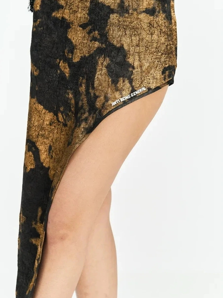 Anti Being General Vintage Oriental Siren Halter Dress V-neck T-shirt Long Sleeve Cheongsam/Qipao