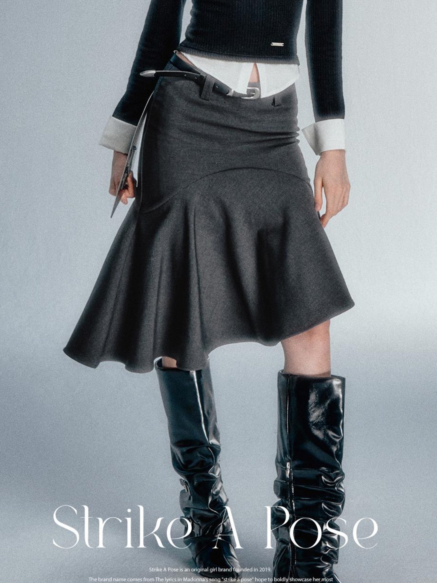 STRIKE A POSE Asym Blazer High Iq Mini Dress Spring Mermaid Skirts