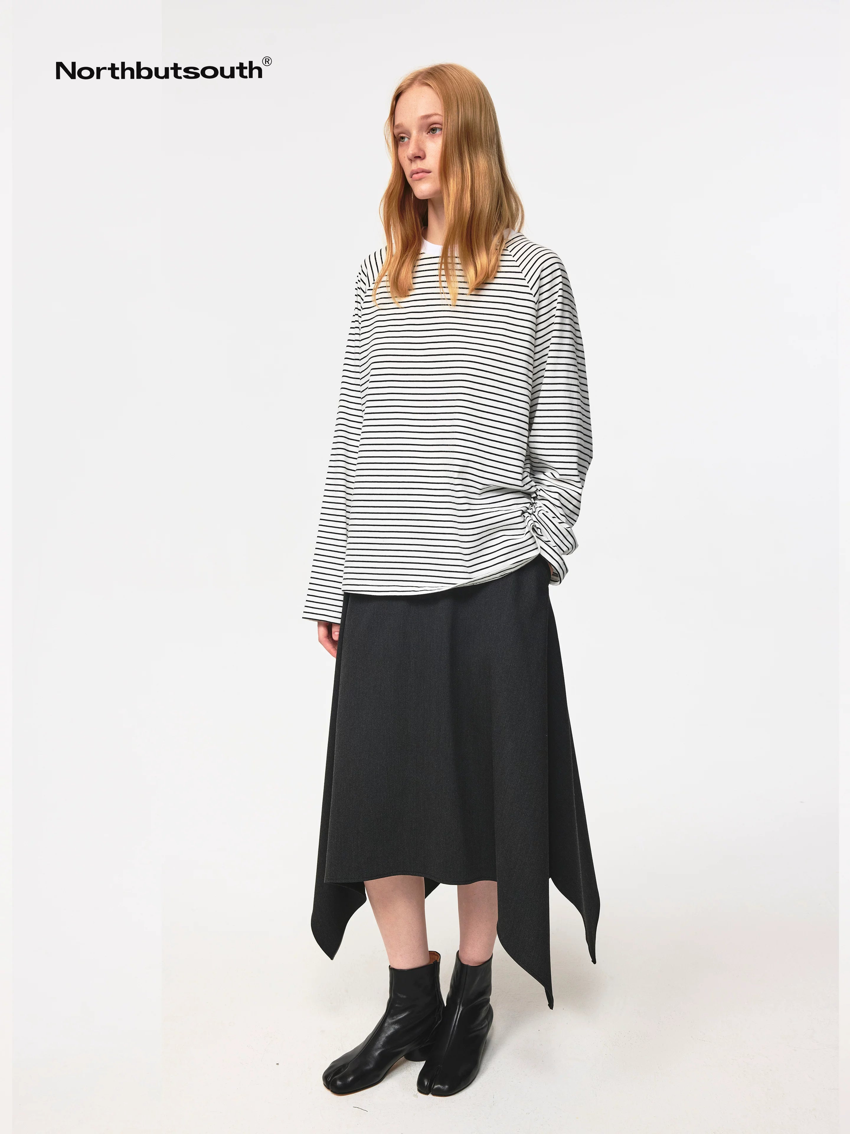 Asymmetrical Hem Skirt