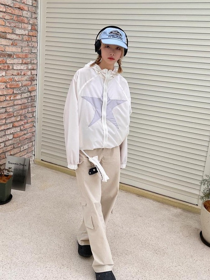 BETWEENAND Multi Belted Pocket Cotton Women&