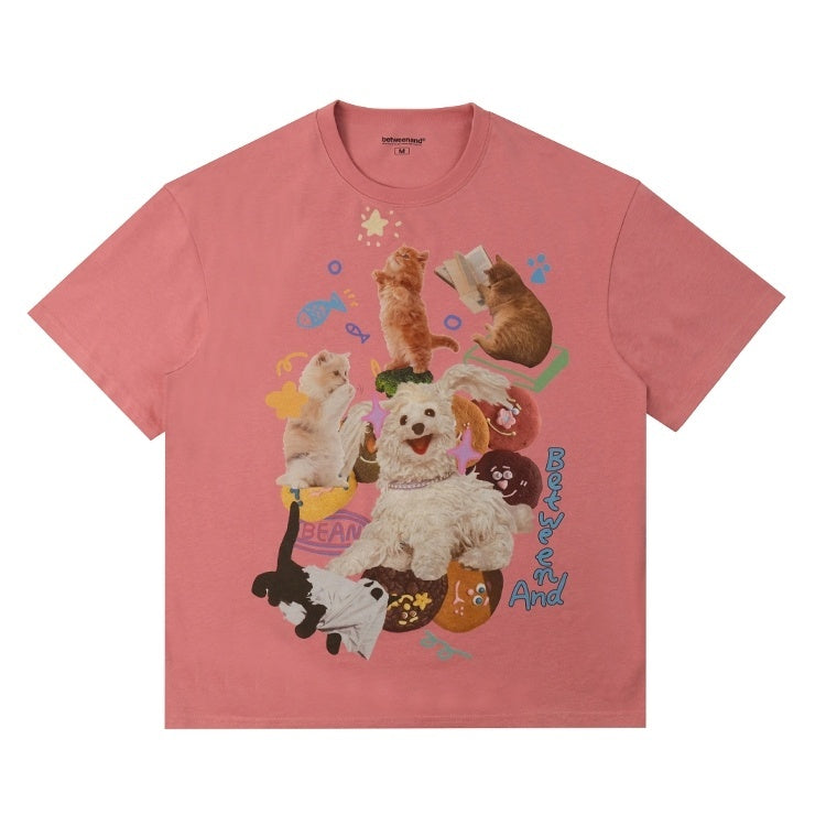 BETWEENAND_Playful_Cat_Dog_Print_Creative_Round_Neck_Women&