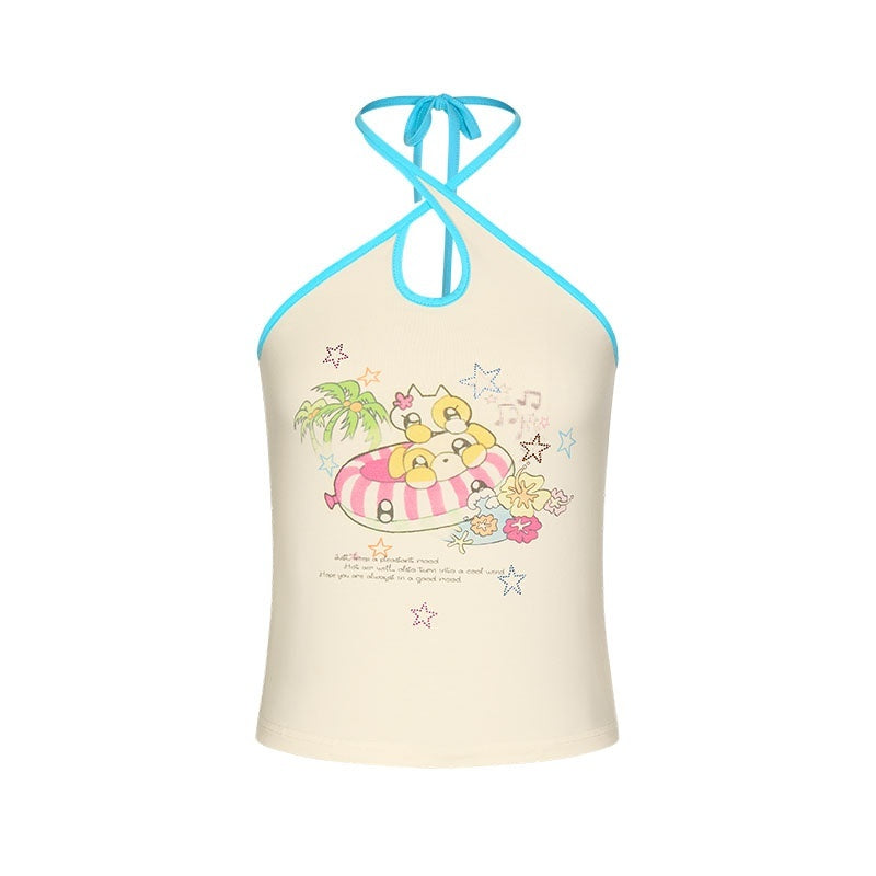 BETWEENAND_Polka_Dot_Cross_Tie_Waterdrop_Neck_Chinese_Style_Women&