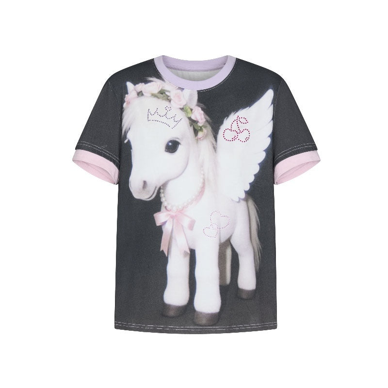 BETWEENAND_Purple_Pony_Print_Patchwork_Women&