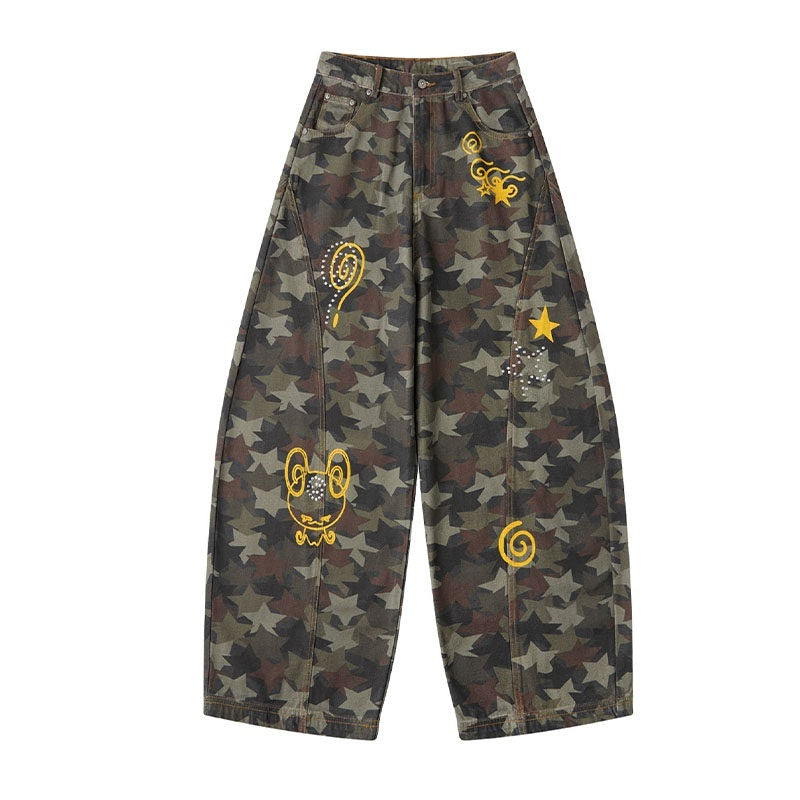BETWEENAND_Star_Hotfix_Rhinestone_Camouflage_Curved_Blade_Loose_Women&