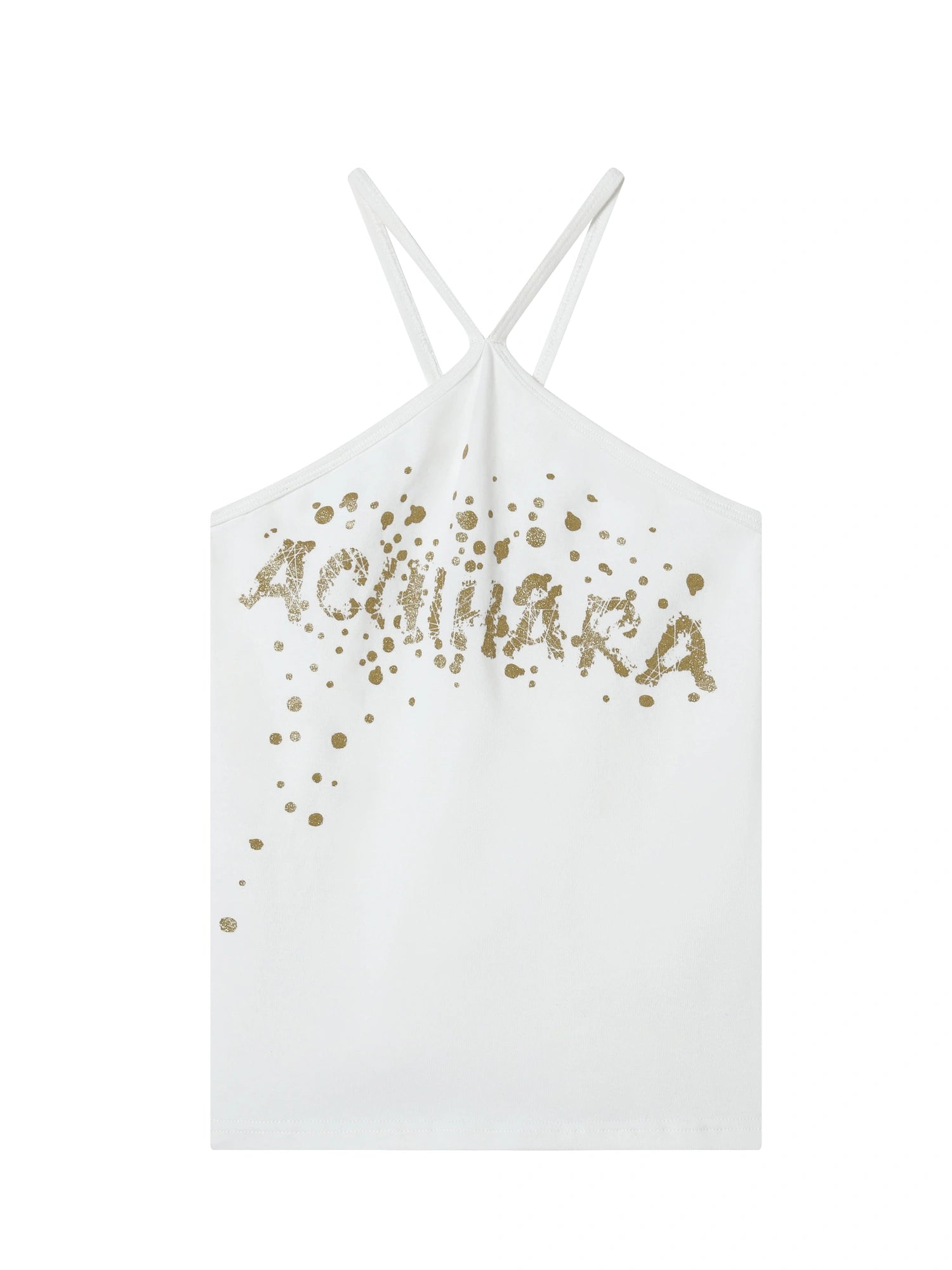 Bangkok Beach Metallic Halter Top