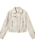 Minnie S Vintage Pu Leather Jacket