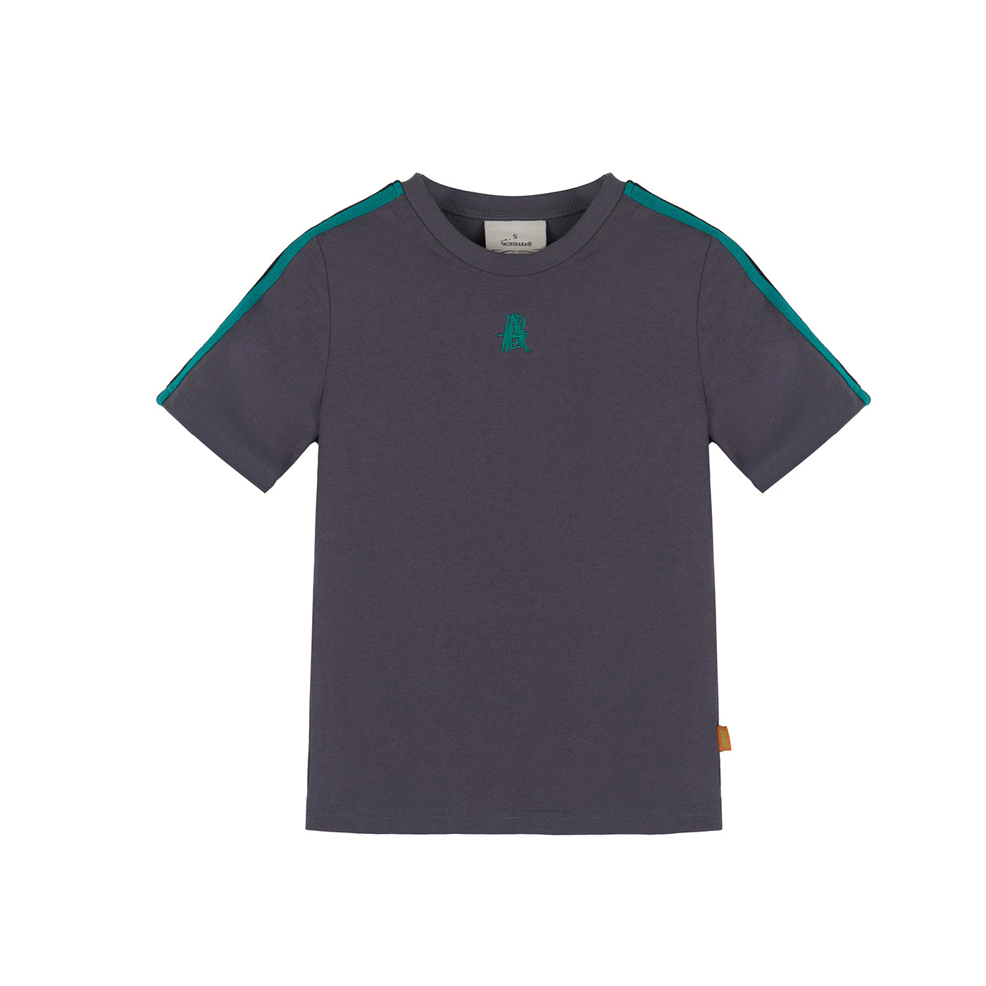Achihara Colorful Cowhide Candy Two Tone Short Sleeve Tee