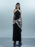 NN NORTH NODE Piscean Loom Ethereal Threads Backless Beaded Gown