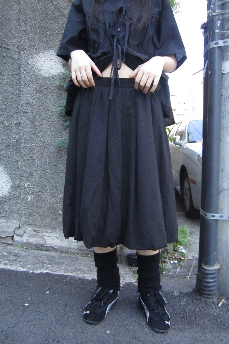 ang project Vintage Lightweight Ruffle Bloom Skirt